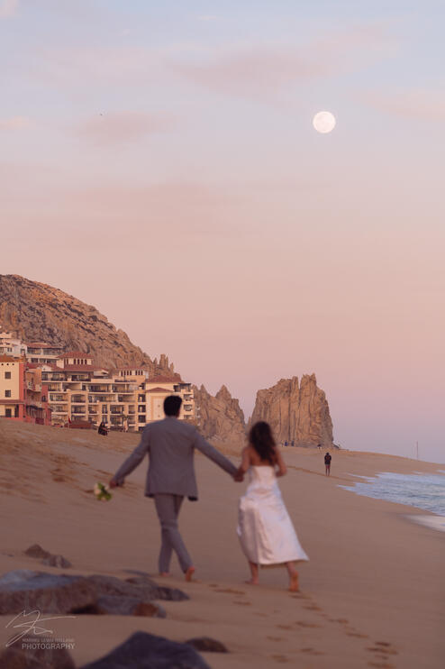 Beachfront promenade in Cabo